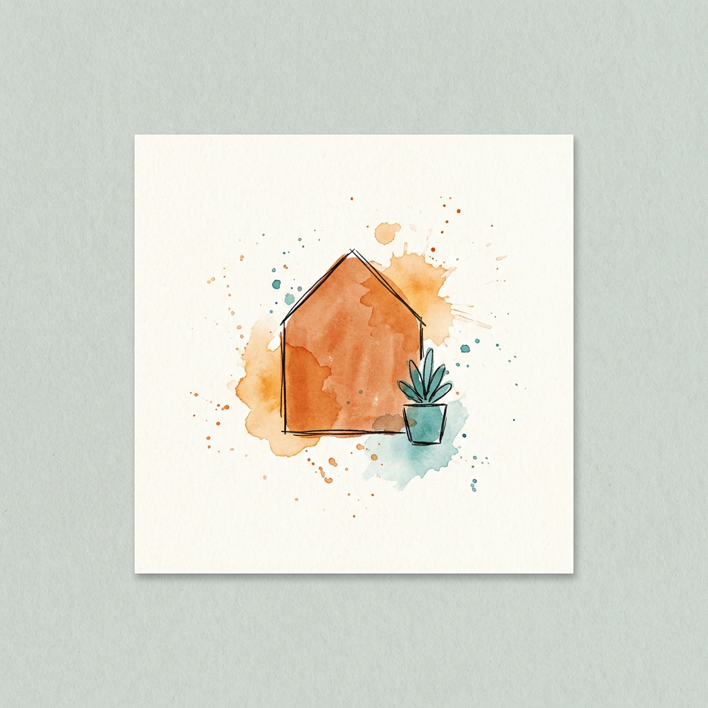 Casa Living — watercolor portrait