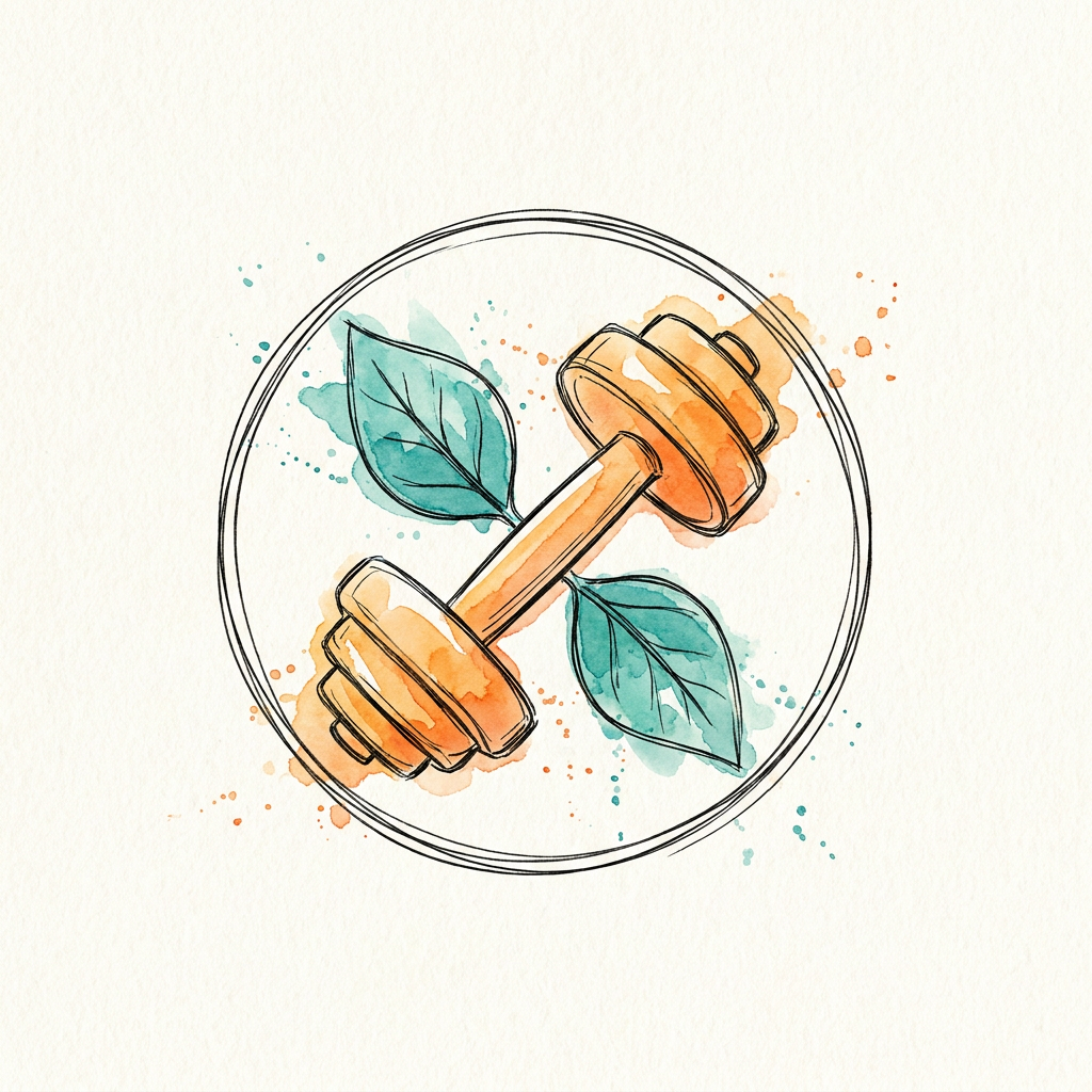 FitFuel — watercolor portrait