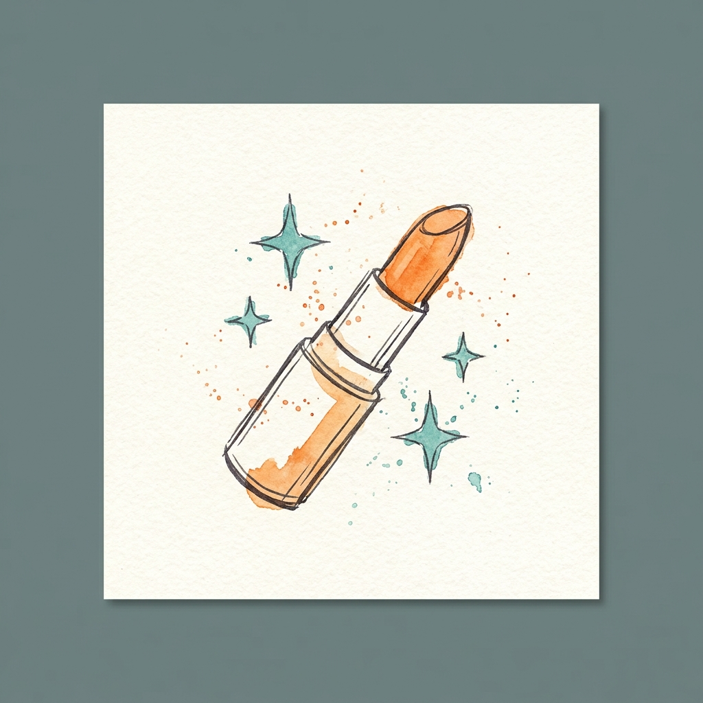 Glow Cosmetics — watercolor portrait