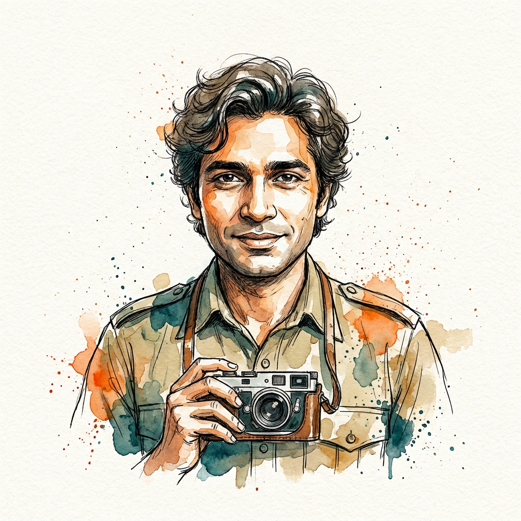 Aryan Reddy — watercolor portrait