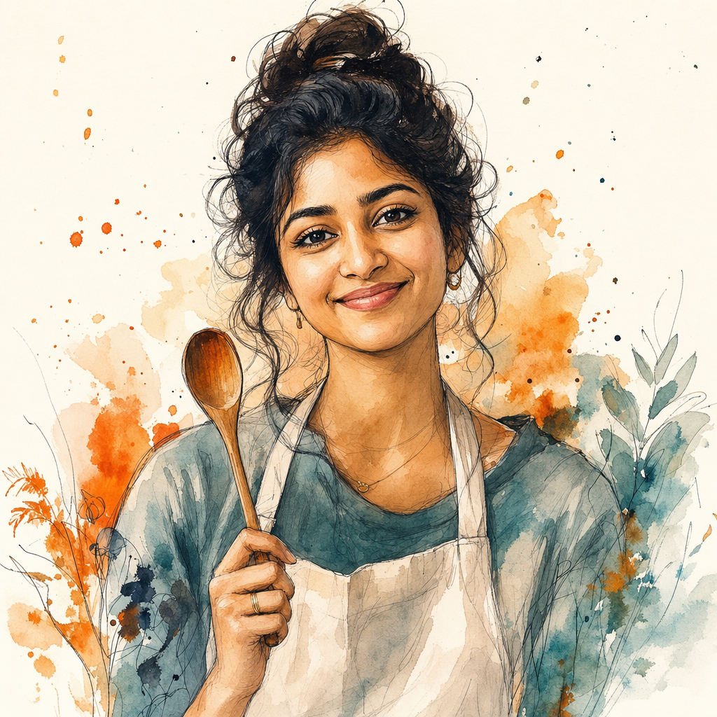 Ishita Rao — watercolor portrait