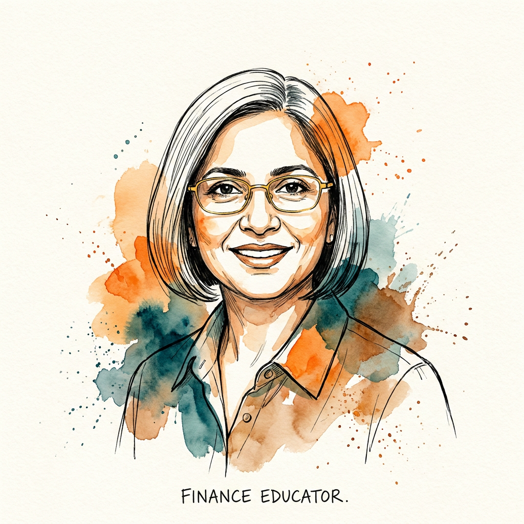 Nisha Pillai — watercolor portrait